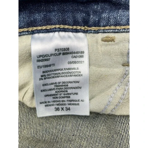 Genuine Dickies Denim Jeans Mens Size 36x34‎ C491 - Picture 10 of 10